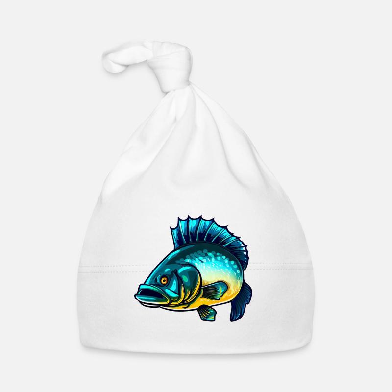 Pêcheur à la perche Zander Bonnet bio Bébé
