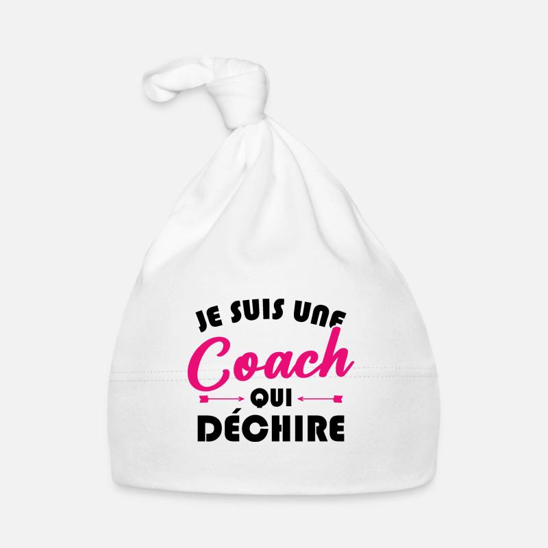 Je suis une coach qui déchire Bonnet bio Bébé