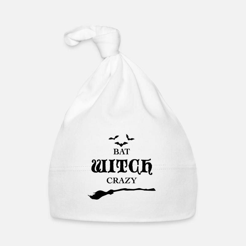 Bad Witch Crazy - Baby Bio-Mütze - Weiß