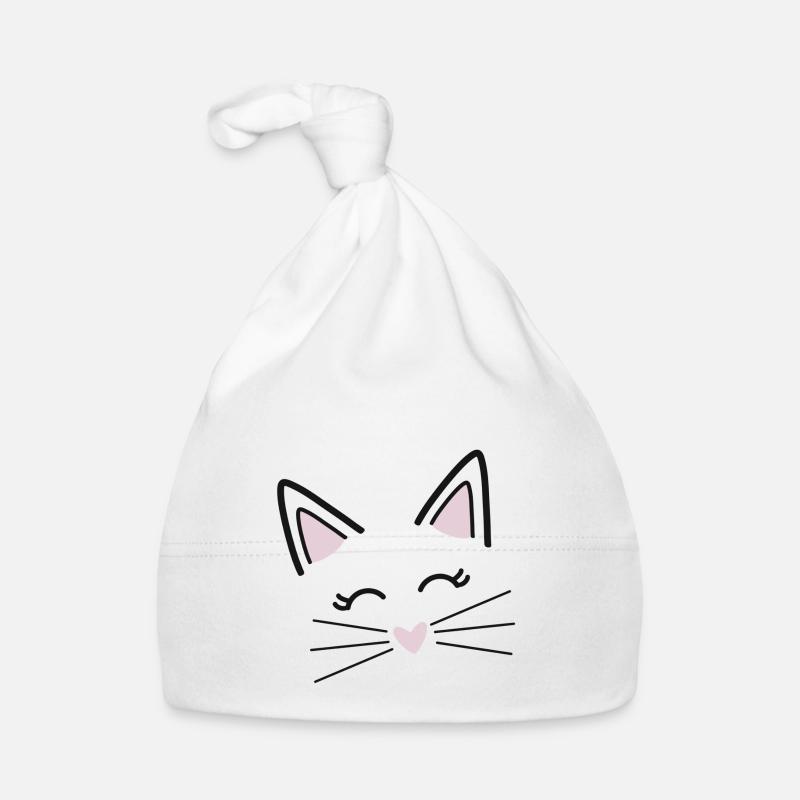 Chaton mignon Bonnet bio Bébé
