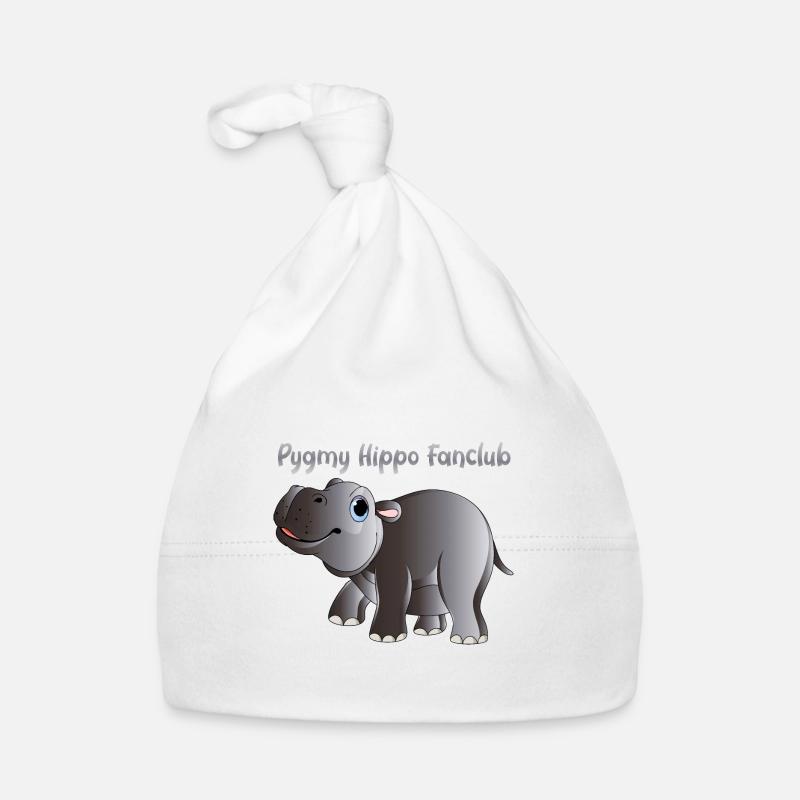 Hippopotame pygmée mignon - Fanclub d’hippopotames pygmées Bonnet bio Bébé
