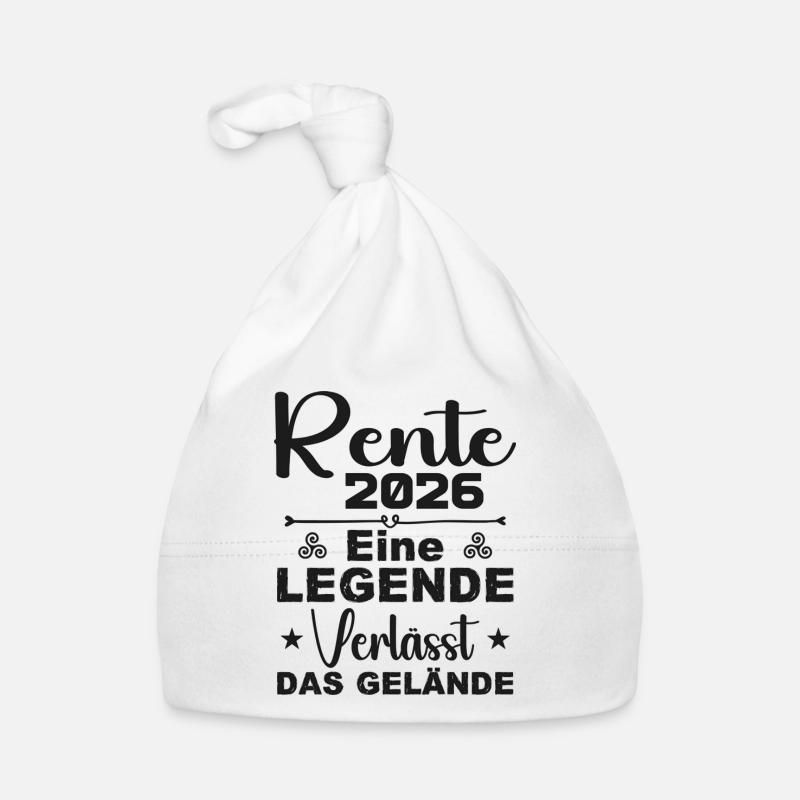 Pension 2026 - A legend leaves the site Organic Baby Cap