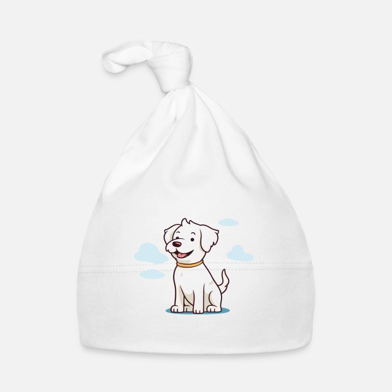 Conception de chien mignon pour les propriétaires de chiens Bonnet bio Bébé