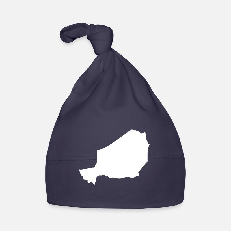 Drapeau de la carte du Niger Bonnet bio Bébé