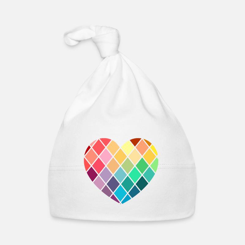 LOVE - as precious as diamonds Organic Baby Cap