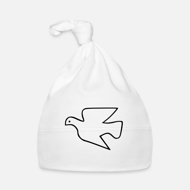 TAUBE Baby Bio-Mütze