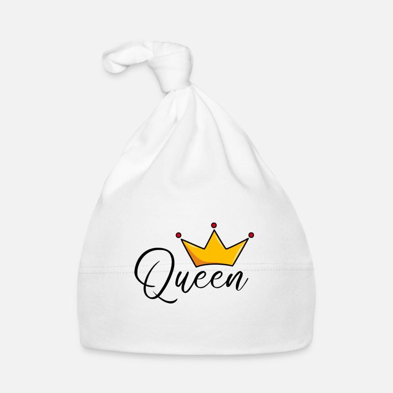 Queen with crown Organic Baby Cap