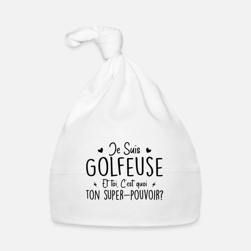I'm a golfer. What's your superpower? Organic Baby Cap