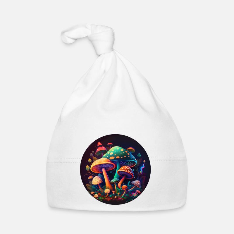Pilze Baby Bio-Mütze