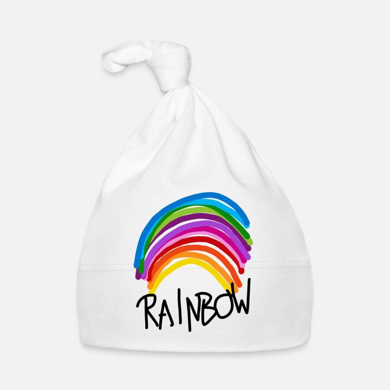 Rainbow Baby Bio-Mütze