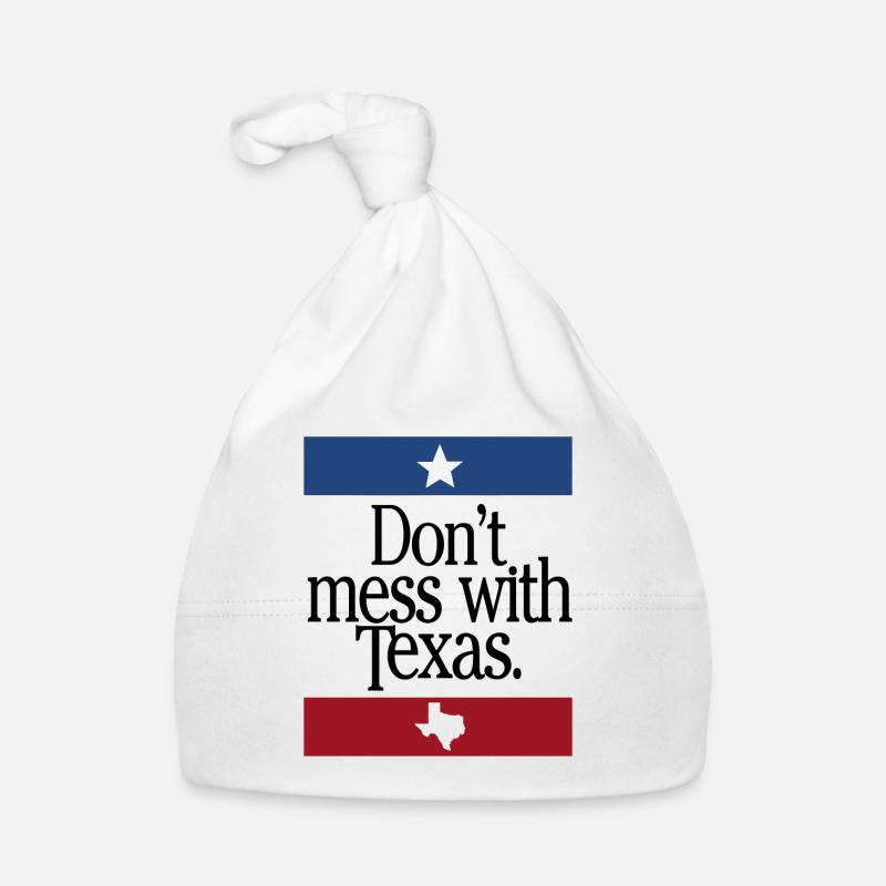 Don't Mess With Texas - Baby Bio-Mütze - Weiß