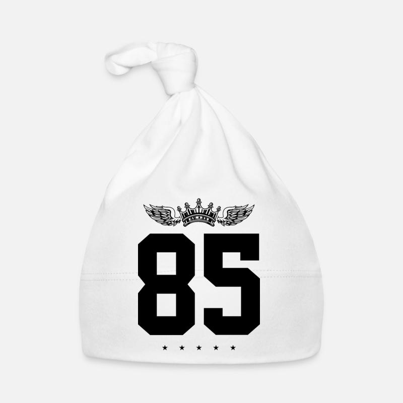 85 Number crown Organic Baby Cap