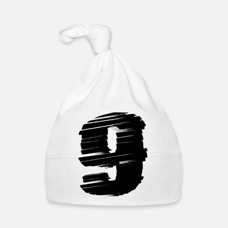 9 Maillot numéro Bonnet bio Bébé