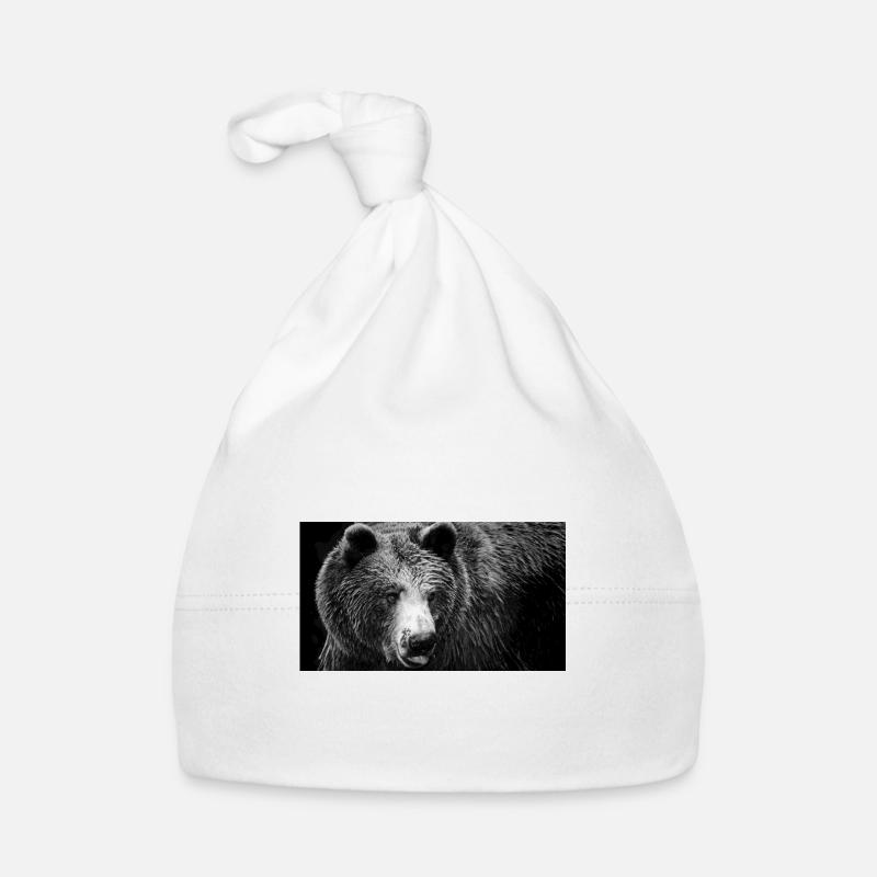 Encounter with Black Bear / Brown Bear / Grizzly Organic Baby Cap