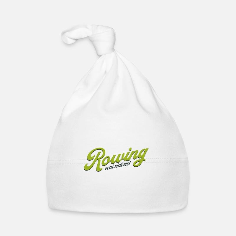 Rowing - veni vidi vici - Rowing Rower Rower Organic Baby Cap
