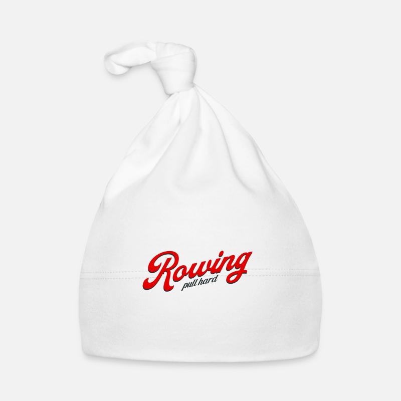Rowing Pull Hard Rowing Rower Rower Organic Baby Cap