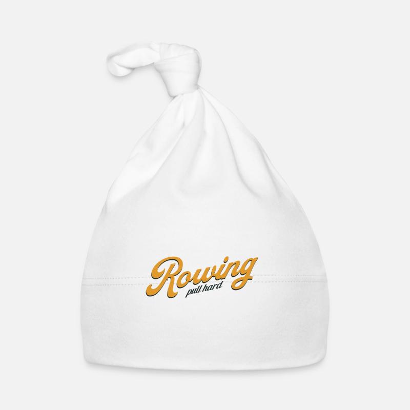 Rowing Pull Hard Rowing Rower Rower Organic Baby Cap
