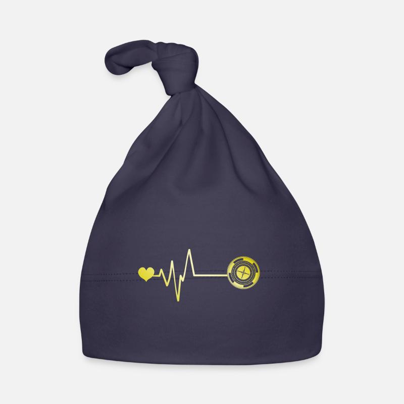 Roulette Pulse Heart Organic Baby Cap