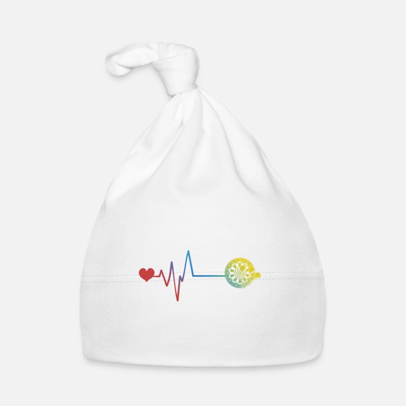 Fléchettes Sport Pulse Heartbeat Bonnet bio Bébé