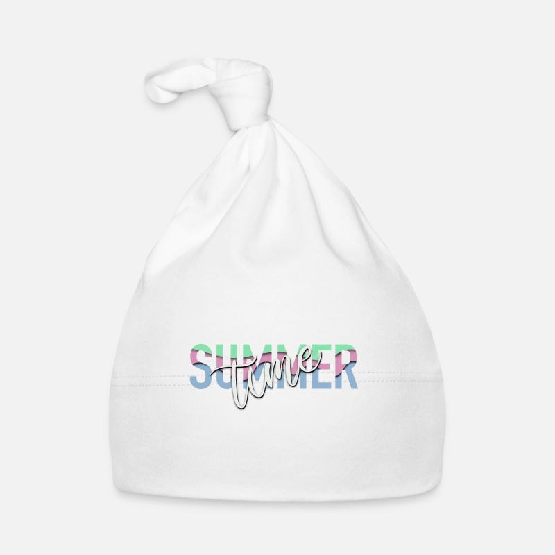 Heure d’été - Été - Vacances Bonnet bio Bébé