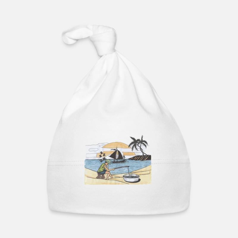 Pêche pêcheur passe-temps pêche pêche sportive Bonnet bio Bébé