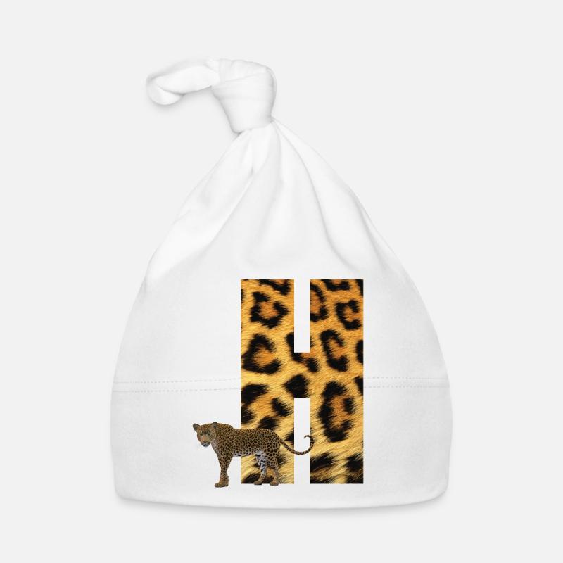leopard h Baby Bio-Mütze