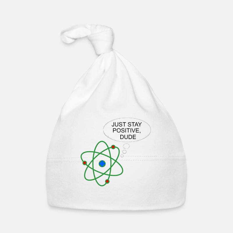 Proton Drôle Science Chimie Physique Nerd Bonnet bio Bébé