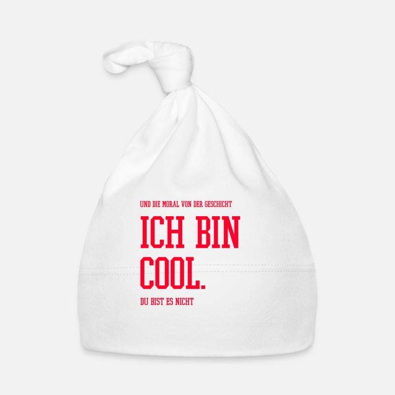 Ich bin cool Baby Bio-Mütze