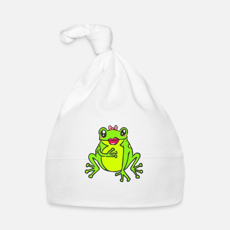 Frog tadpole toad amphibian toad frog sweet Organic Baby Cap