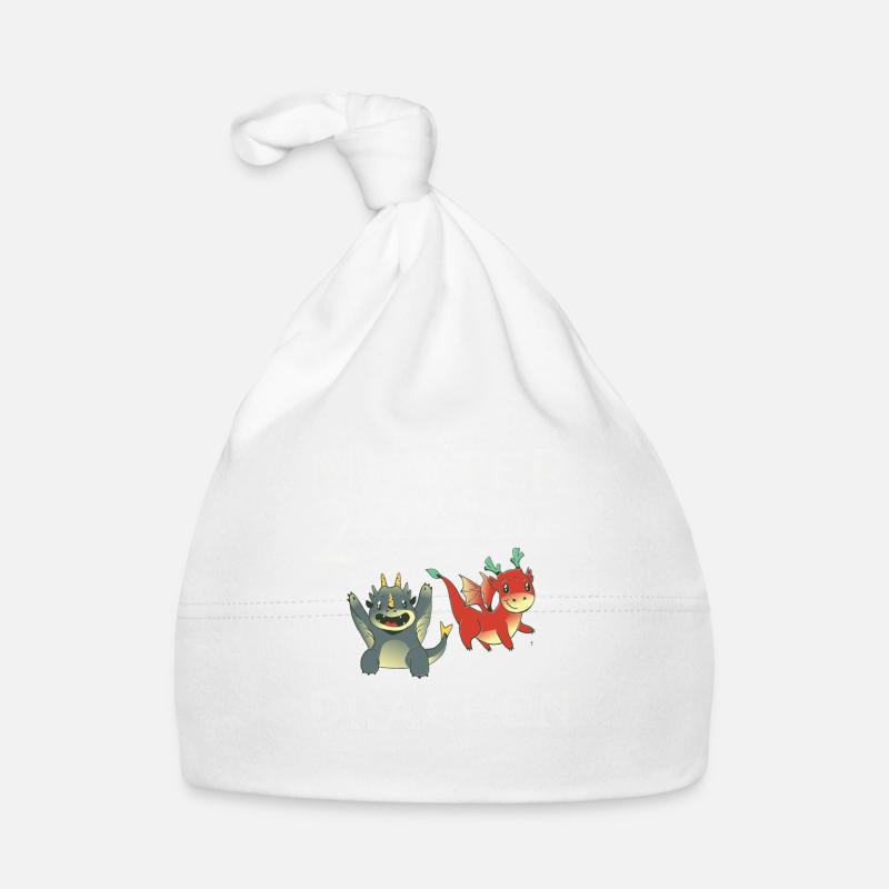 Frau Mutter Drachen Baby Bio-Mütze