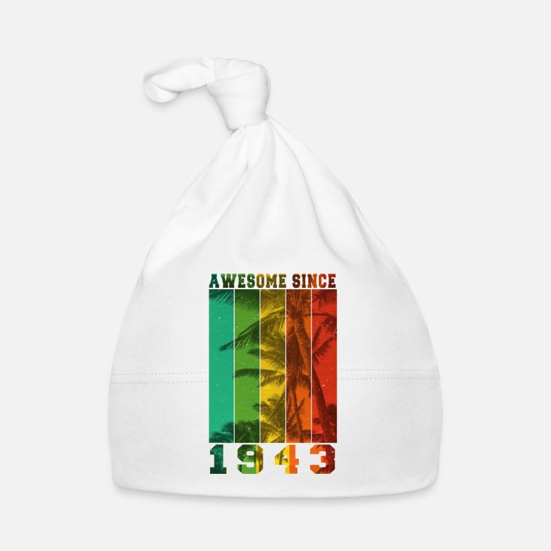 Awesome Since 1943 Organic Baby Cap