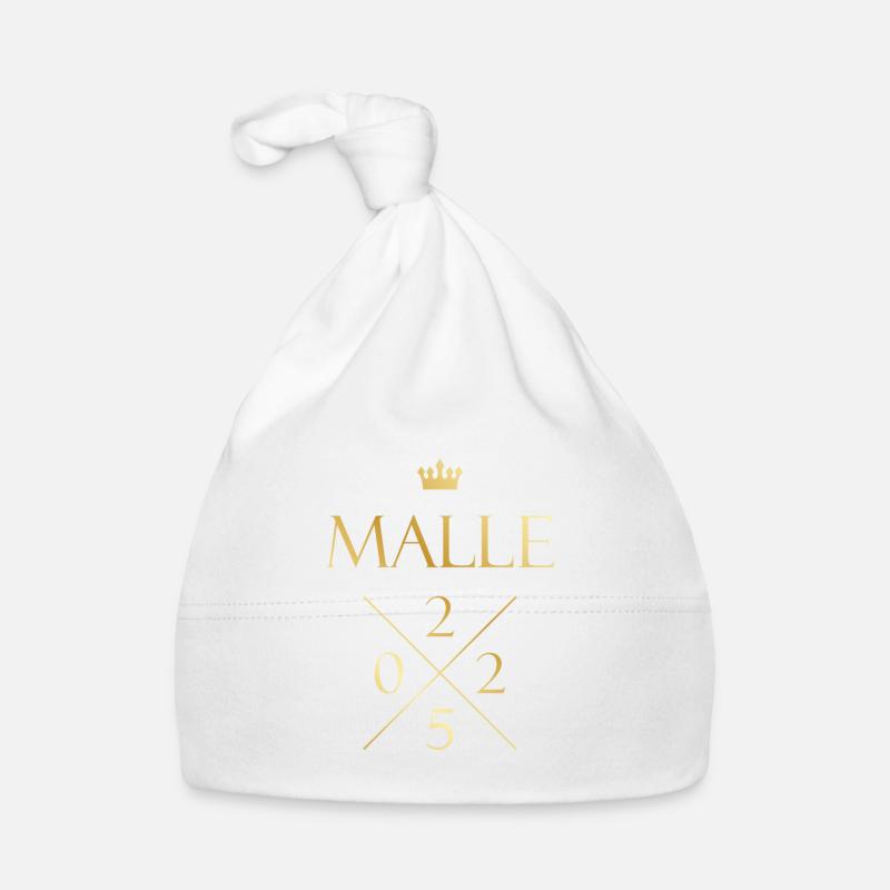 Malle 2025 Mallorca Gold Baby Bio-Mütze