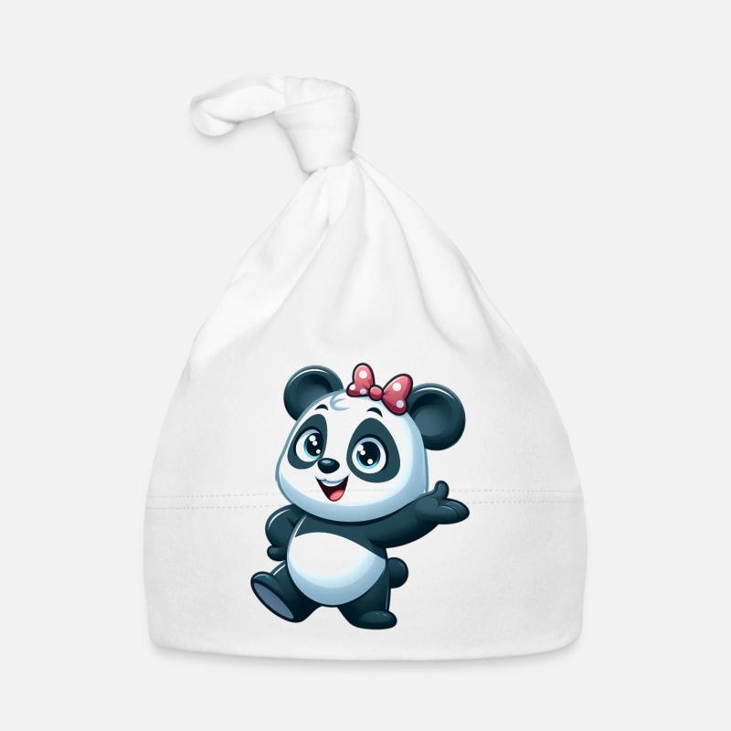 Panda 5 Baby Bio-Mütze