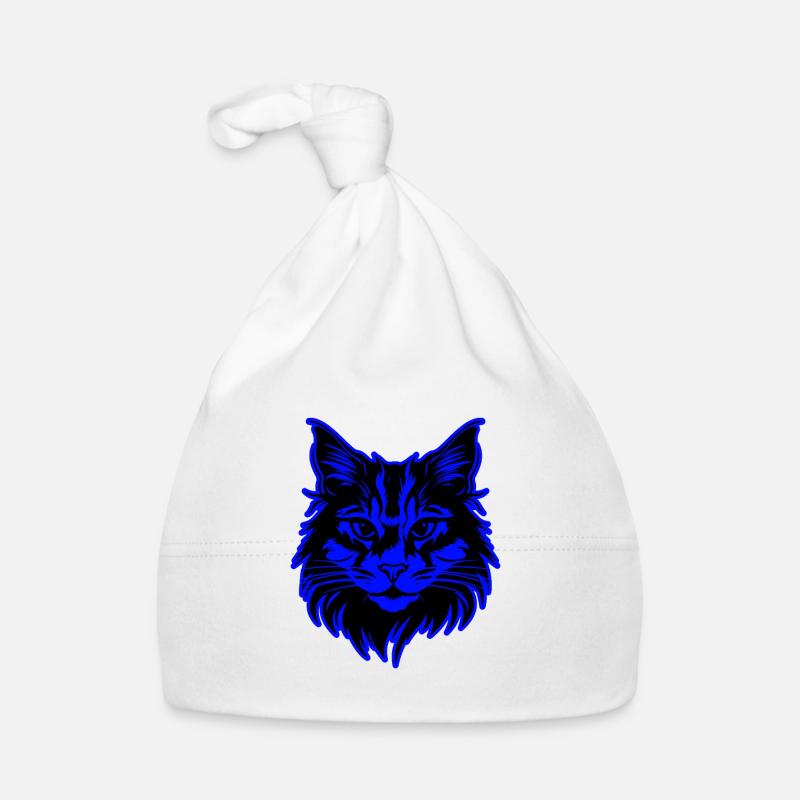 Katze Kopf Cat Baby Bio-Mütze