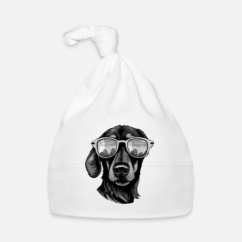 Dachshund Hund Kopf Dackel Baby Bio-Mütze