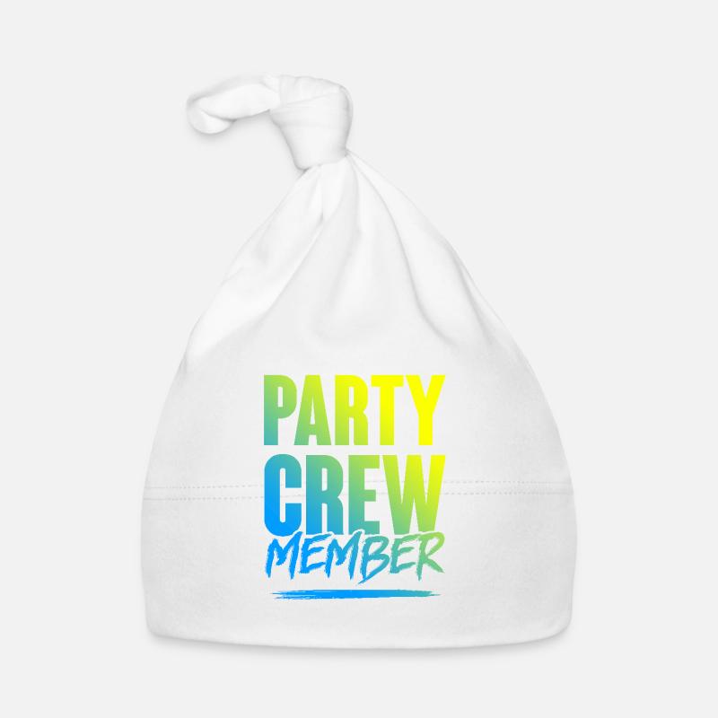 Party Crew Organic Baby Cap