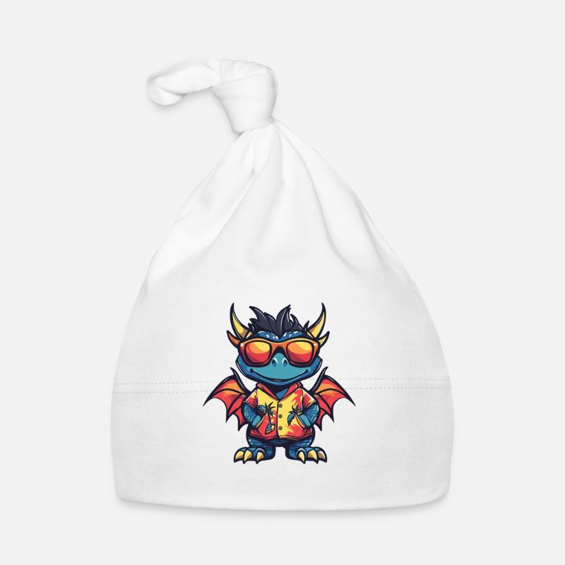 Dragon Funny Summer Organic Baby Cap