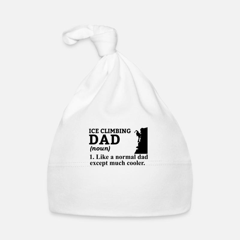 Eiskletterer Eisklettern Sportler Eis Klettern Baby Bio-Mütze