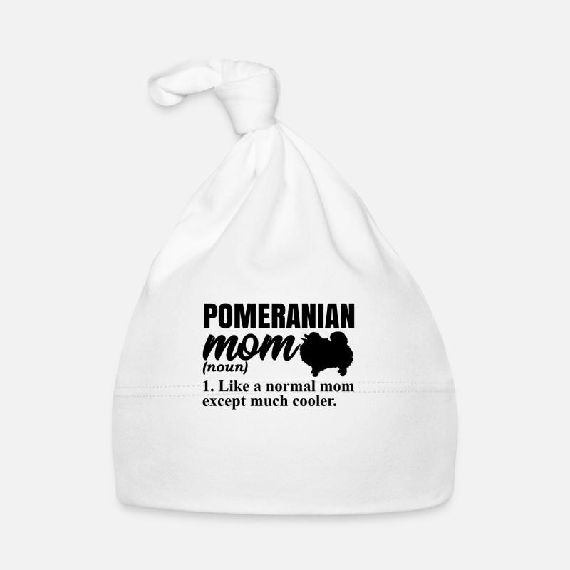 Spitz Pomeranian Zwergspitz Dog Organic Baby Cap