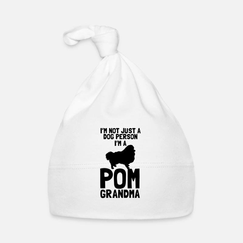 Spitz Pomeranian Zwergspitz Hund Baby Bio-Mütze