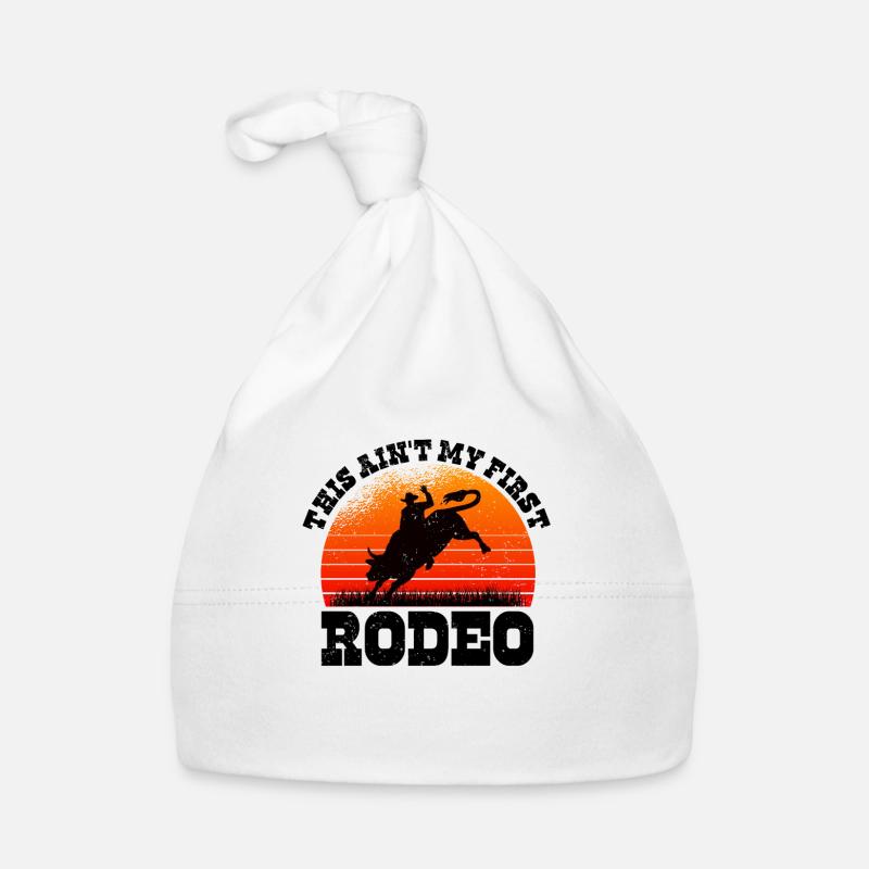 Rodeo Western Cowboy Wilder Westen Retro Pferd Baby Bio-Mütze
