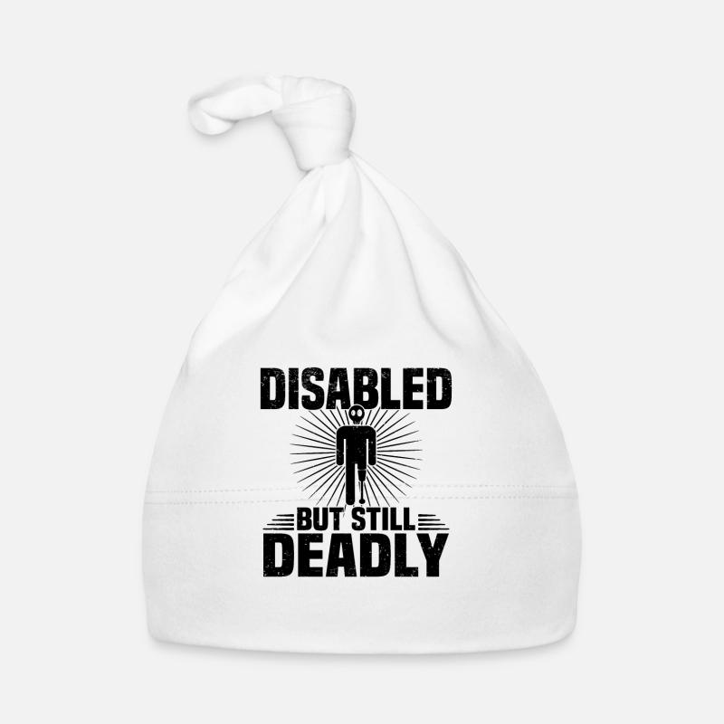 Amputiert Invalide Prothese Handicap Rollstuhl Baby Bio-Mütze
