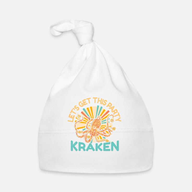 Octopus Octopus Sea Tentacle Octopus Octopus Octopus Organic Baby Cap