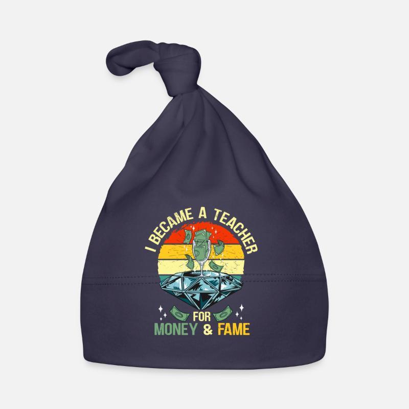 Primary School Teacher Kindergarten Educator Organic Baby Cap