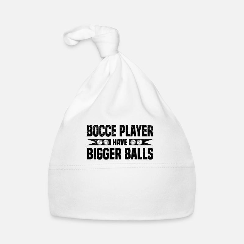 Boccia Petanque Boule Bocciaspieler Lyonnais Baby Bio-Mütze