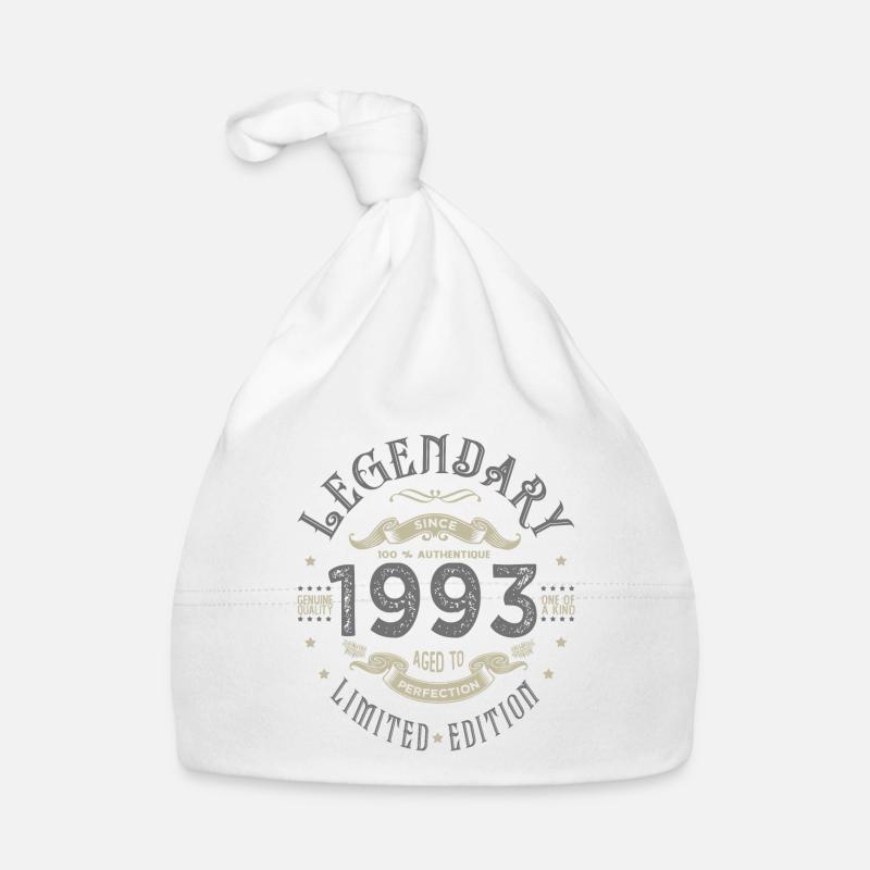 1993 Anniversaire legendary since 1993 Bonnet bio Bébé