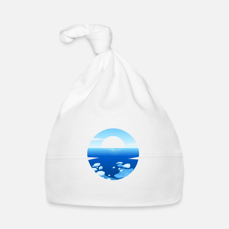 Arctic and Antarctic - Save the Ice Organic Baby Cap
