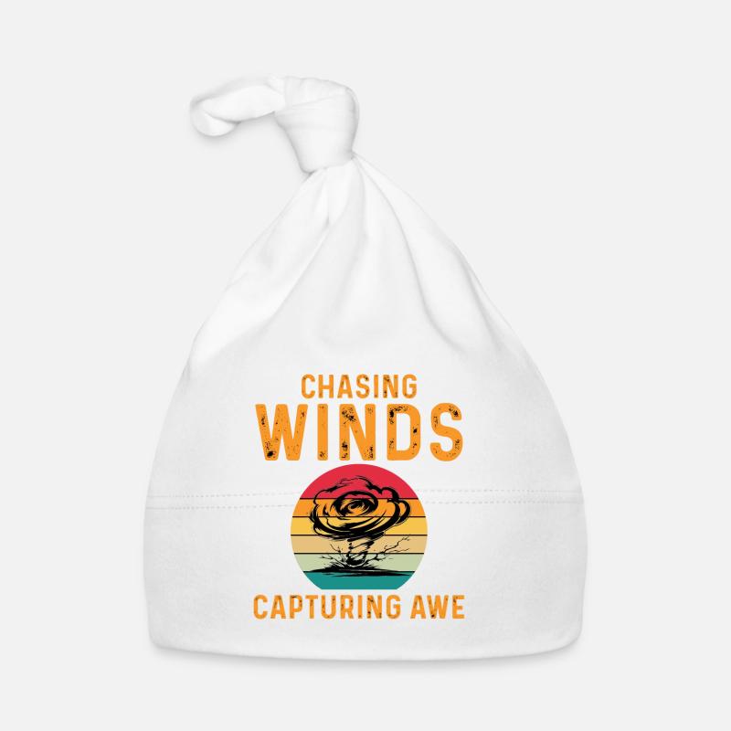 Storm Chasing: Chasing Winds, Capturing Awe Organic Baby Cap