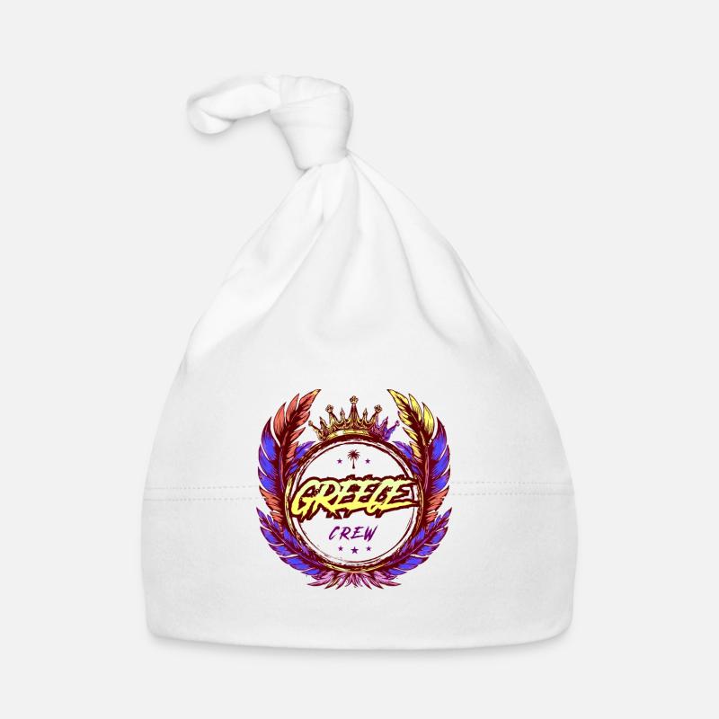 Grèce Crew Coloré Bonnet bio Bébé