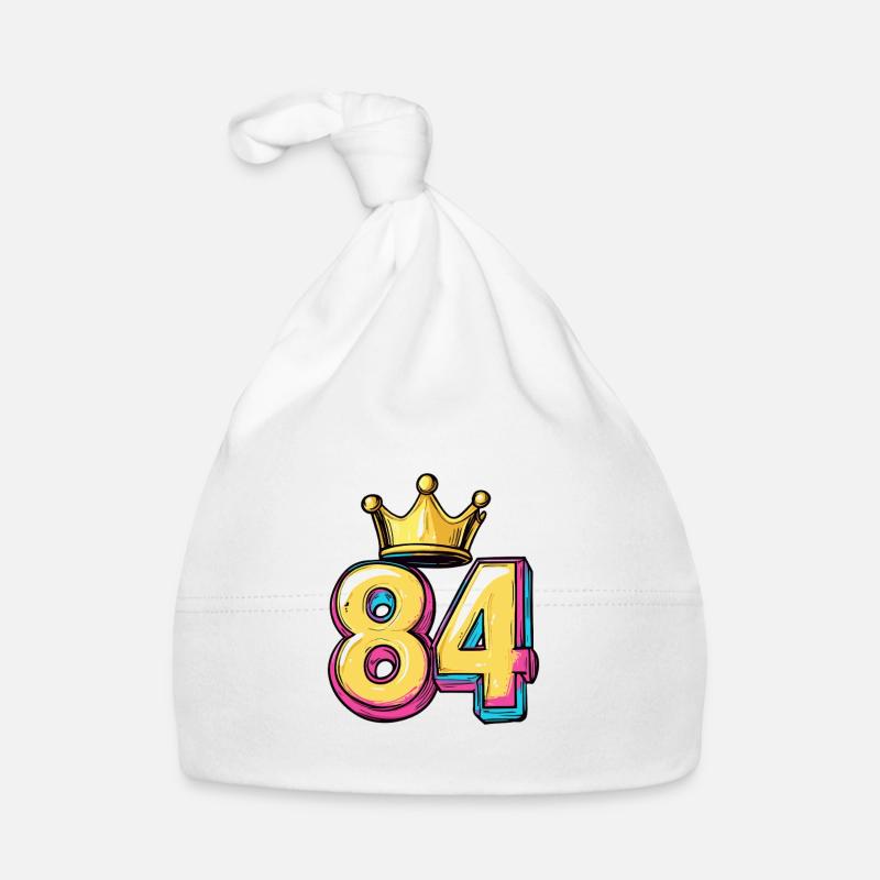 84 Number Krone Organic Baby Cap